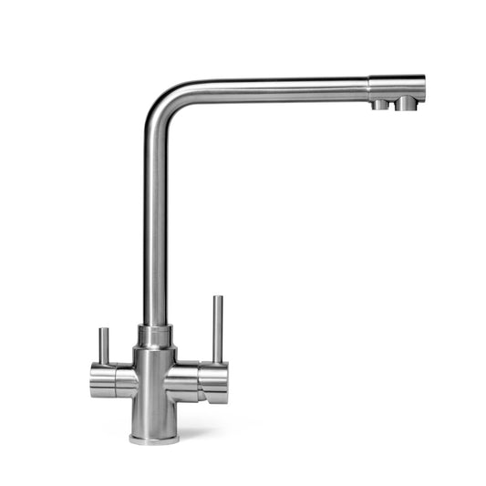 Wasserhahn aus Edelstahl